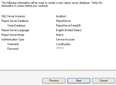 ReportingServices Configuracion - SQL Server 2008
