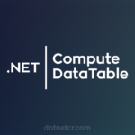 .net compute datatable