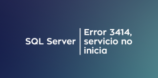 SQL Server - Error 3414