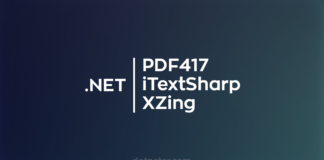 pdf417 iTextSharp XZing